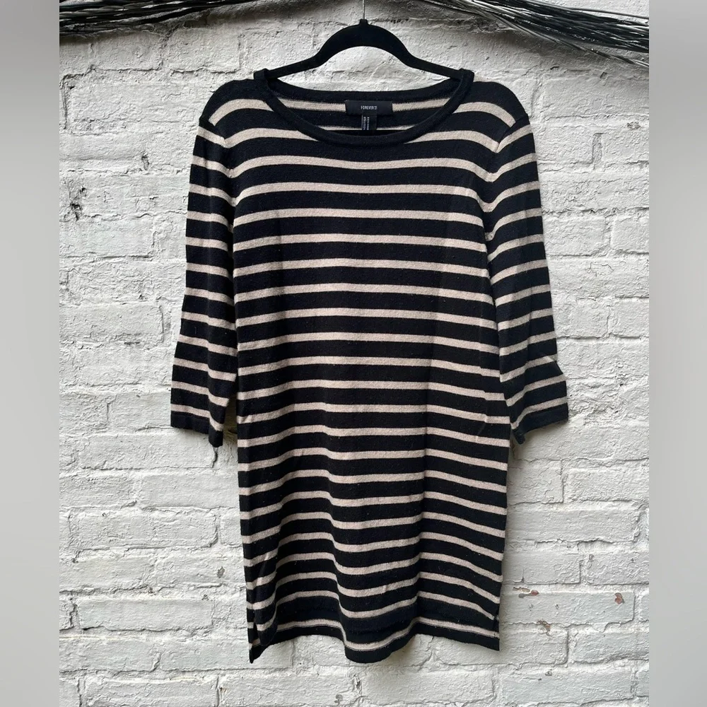 Striped sweater dress - Picture 1 of 2